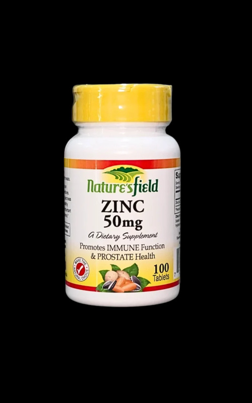 Nature's Field Zinc 50mg * 100 tabs